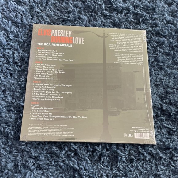 ELVIS PRESLEY Burning Love The RCA Rehearsals 2LP RSD Record Store Day 2023 NEW - Picture 2 of 2